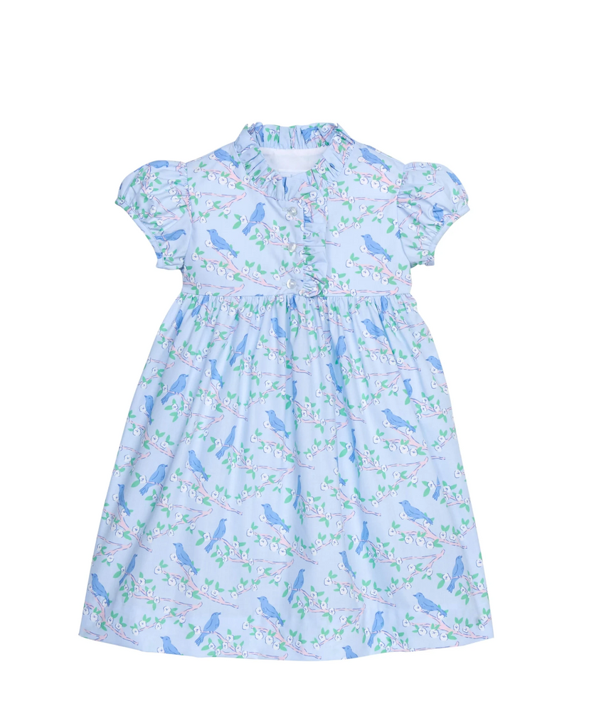 blue cherry blossom dress Cherry Blossom Print Dress Blue