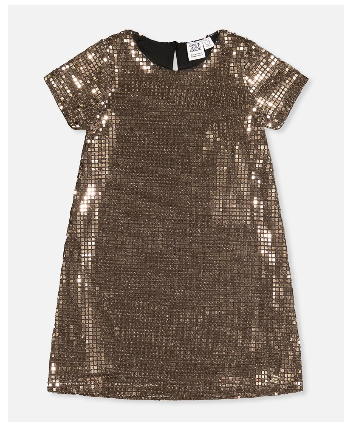 primark gold dress Golden A-Line – Pied Piper Kids Bottoms